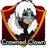 badge Crowned Clown