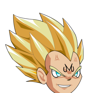 Majin Vegeta Hair