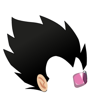 Vegeta Scouter Hair