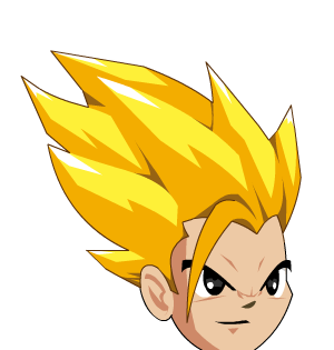 Vegeta SSJ3 Hair PART 1