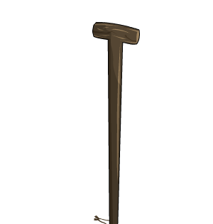 Trick Leprechaun's Wooden Cane