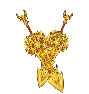 Golden Angelic Archfiend BackBlades