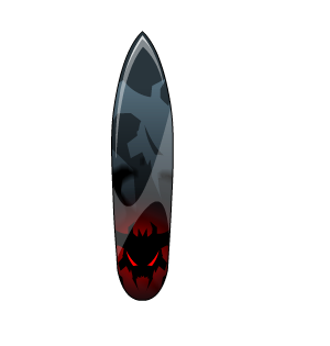 Shadowscythe Emblem Surboard