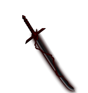 Crimson Badass King Reversed Sword