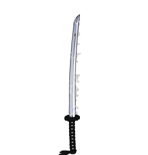 White GhostFlame Katana