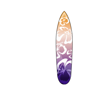 Color Custom Surfboard