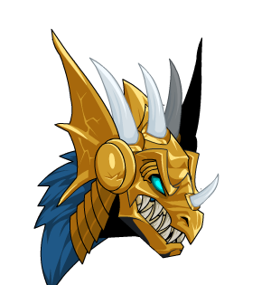 Dragon slayer Gold Helm