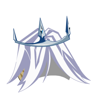 Glacial Knight Long Locks Crown