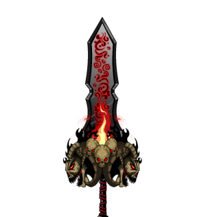 Fire Skull Sword