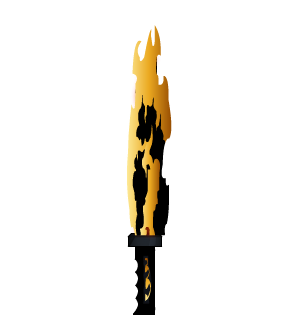 Renegade Demon Flaming knife