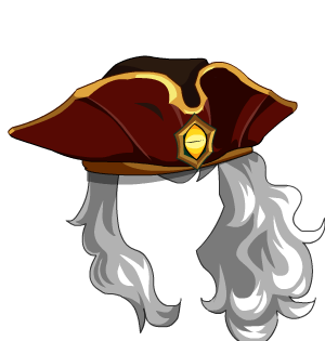 Red Dragons Tricorn + Locks