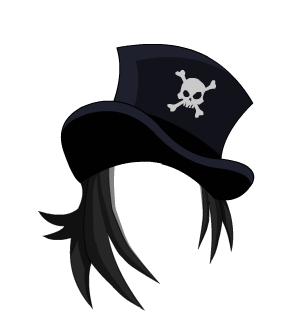 Long Hair Pirate Hat