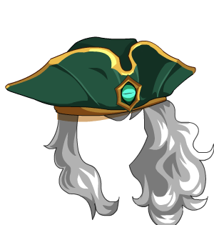 Green Dragons Tricorn + Locks