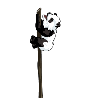 Panda Bear On A Stick