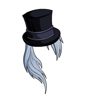 Formal Dark Caster Top Hat Locks