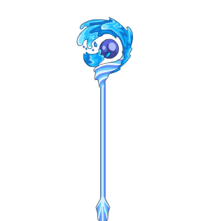 Water Staff Blue