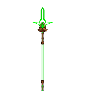 Green Chrono Star Staff