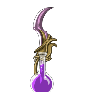 Dagger And Purple Potion