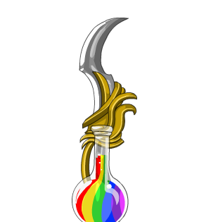 Dagger And Rainbow Potion