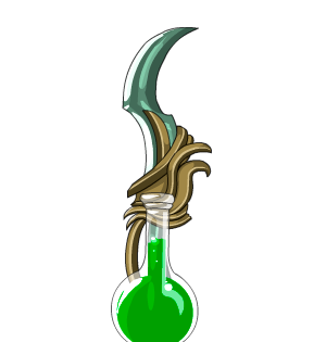 Dagger And Green Potion