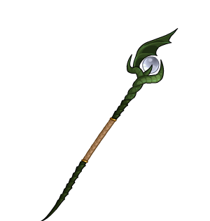 DragonMage Green Staff