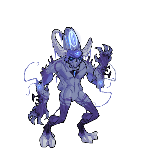 Blue Ice Demon