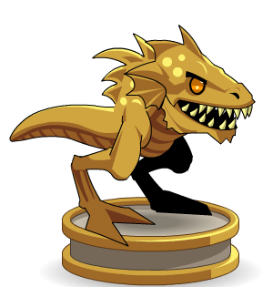 Gold Zard Statue