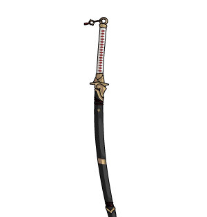 Sheathed Oni Hatamoto Katana