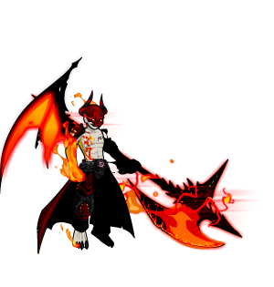 Flaming War Gluttony Demon